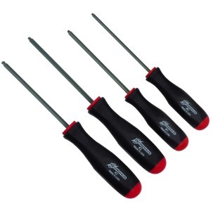 11640 11640 BONDHUS #0-#3 SQR BALL SCREWDRIVER SET