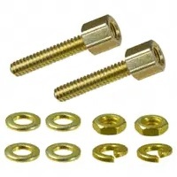 47507 4750-7 JACKSCREW 3/16 HEX X 3/16 L, 4-40 THD KIT ST/ZI YE