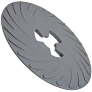81734 81734 3M DISC PAD FACE PLATE RIBBED GRY