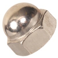 6CNHASP 6-32 ACORN NUT SS