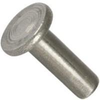 25N48RSF2 1/4 X 3/4 FLAT HD SOLID RIVET STEEL