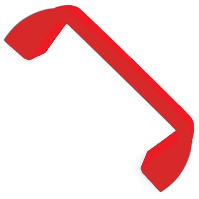 PPH117R PPH-117R ICG PULL HANDLE RED PLASTIC