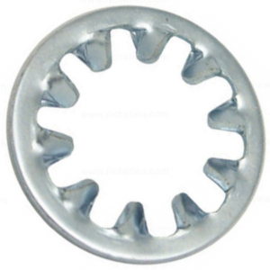 8NWIN2Z #8 INTERNAL TOOTH L/W STEEL ZINC I