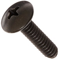 8C24MPT2O 8-32 X 3/8 PHIL TRUSS M/S STEEL BLACK
