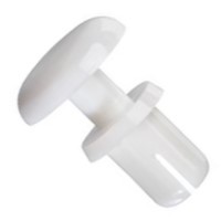 GSR4080W SR4080W WHITE RND SNAP RIVET NYLON