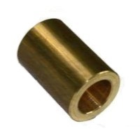 S-9209 9209 SPACER 1/4 RND X 7/16 L X #6 (0.140) ID ALUMINUM/IRIDITE YELLOW