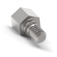 4750-5-SS-VT JACKSCREW 3/16 HEX X 3/16 L, 4-40 THD SS/PA