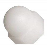 10-24 SLOT ACORN CAP NUT NYLON