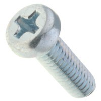 M2.5-.45 X 4 PHILLIPS CHEESE HEAD STEEL