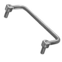 B1031-12 ROUND HANDLE BRASS/NICKEL