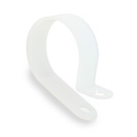 T3D037510C2 WHITE CLAMP NYLON