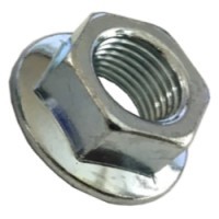 M3.0-.5 HEX FLANGE NUT STEEL ZINC I