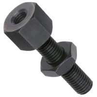 9837-S-0440-6B JACKSCREW 3/16 HEX X 3/16 L, 4-40 THD ST/BO