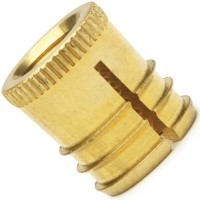 PLK-B-10 UNC PSM THREADED INSERT BRASS