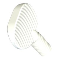 1/4-20 X 1 3/4 OVAL THUMB SCREW NYLON