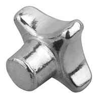 40360 POLISHED PALM GRIP KNOB SS