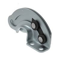 R6-20-11 CONCEALED FIXED HINGE ST/ZI