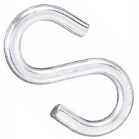 3IN S HOOKS STEEL ZINC