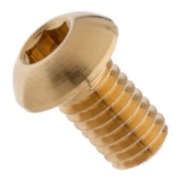 2-56 X 1/4 BUTTON SOC CAP SCREW BRASS