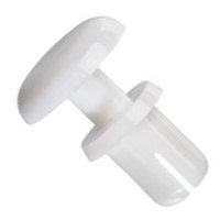 SR-2642W RICHCO WHITE RND SNAP RIVET