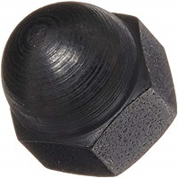 10-24 ACORN CAP NUT STEEL BLACK OXIDE