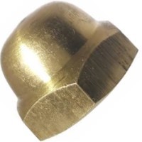 10-32 ACORN CAP NUT BRASS