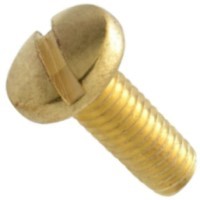 10-32 X 1/2 SLOT BINDER M/S BRASS