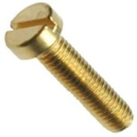 10-32 X 3/8 SLOT FILLISTER M/S BRASS